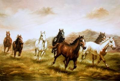 unknow artist Horses 03 oil painting image